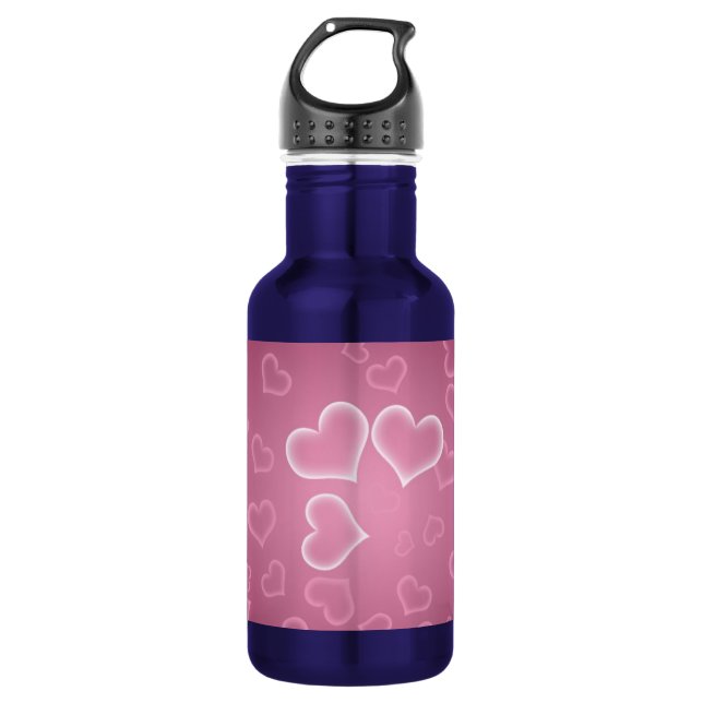 Botella De Agua Corazones (Anverso)