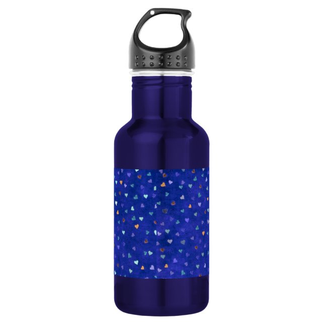 Botella De Agua Corazones (Anverso)