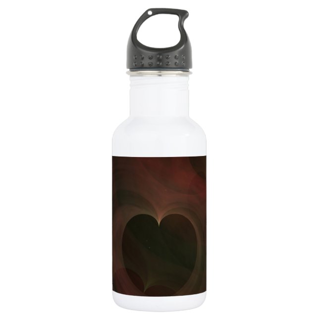 Botella De Agua Corazones brillantes (Anverso)