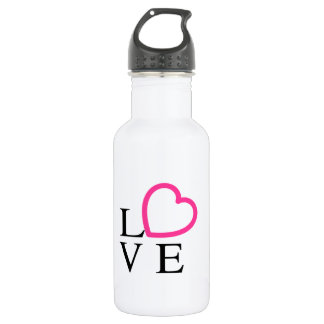 Botella De Agua Corazones de amor