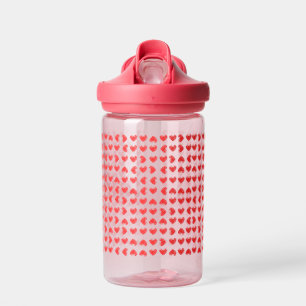 Botella De Agua Corazones rojos