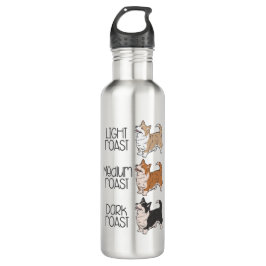 Botella De Agua Corgi Dog & Coffee