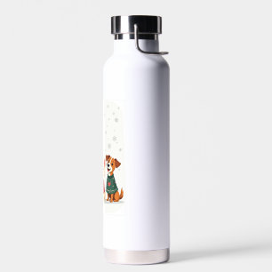 Botella De Agua Coro de Navidad Terrier