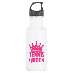 Botella De Agua Corona de la reina del tenis