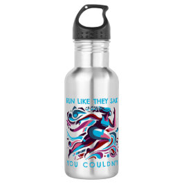 Botella De Agua Corran Como Dicen Motivación