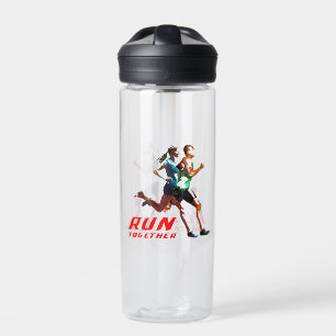 Botella De Agua Correr Juntos  