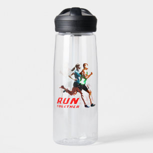 Botella De Agua Correr Juntos  