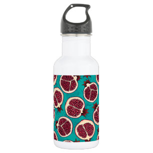 Botella De Agua Cortes granadas de turquesa