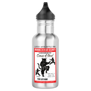 Botella De Agua Cortesia de Seguridad de Gatos con Garras de Acero