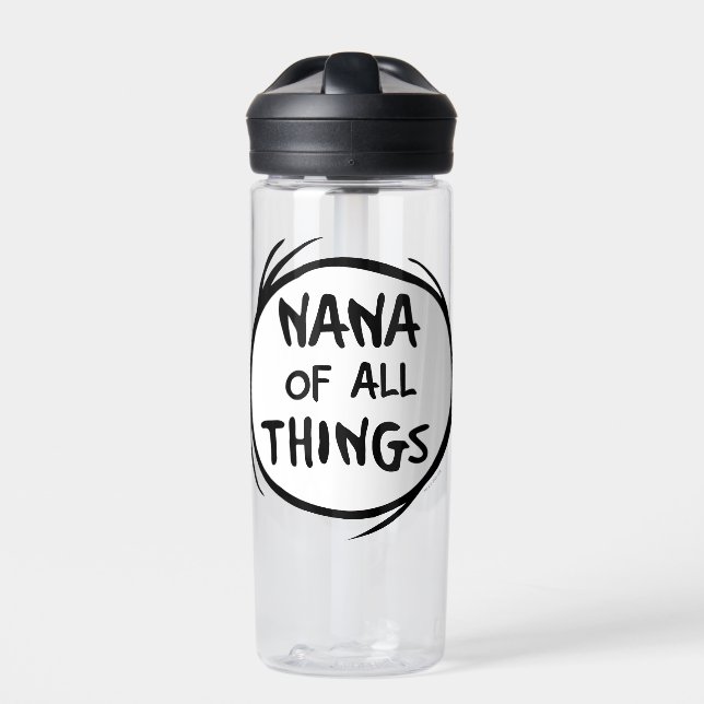 Botella De Agua Cosa una cosa dos - Nana de todas las cosas (Delante)