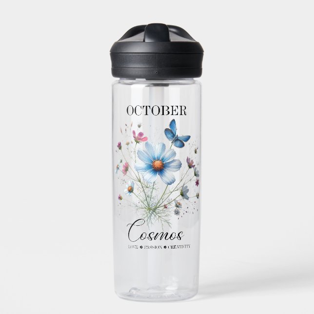 Botella De Agua Cosmic Hydration October Birth Flower Water Bottle (Delante)