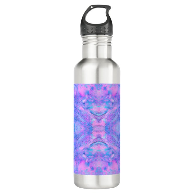 Botella De Agua Cosmic Swirl Pattern – Oriental Fantasy Abstract (Anverso)