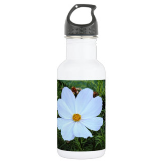 Botella De Agua Cosmos blancos