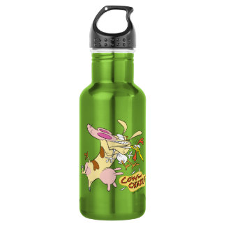 Botella De Agua Cow and Chicken Hug Graphic