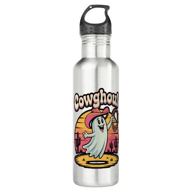 Botella De Agua Cow Ghoul Halloween Spooky (Anverso)