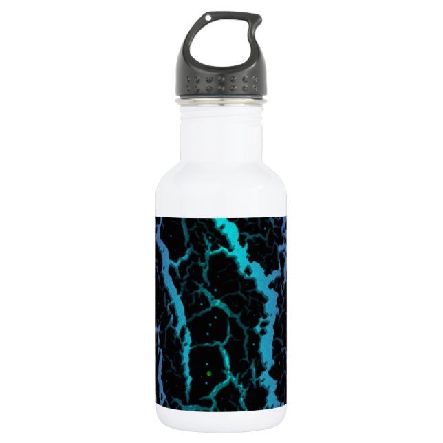 Botella De Agua Cracked Space Lava - Purple/Cyan (Anverso)