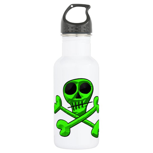 Botella De Agua Cráneo (Anverso)