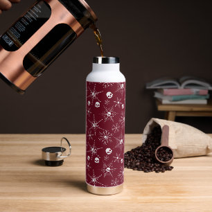 Botella De Agua Cráneo alarmista Creepmas Navidades Copas de nieve
