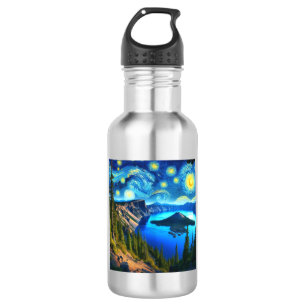 Botella De Agua Cráter del Lago Nacional Starry Night