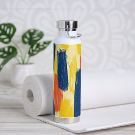 Botella De Agua Crayon and Butterfly Flowers