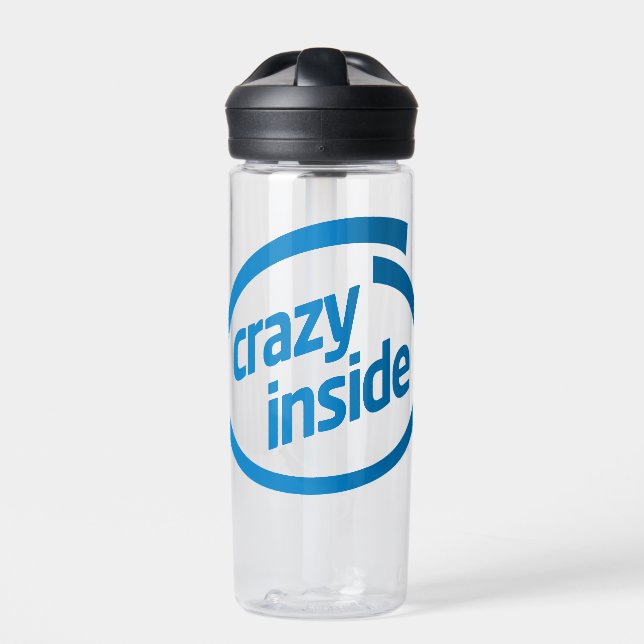 Botella De Agua Crazy inside (Delante)