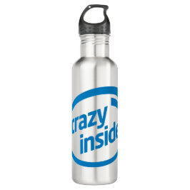 Botella De Agua Crazy inside