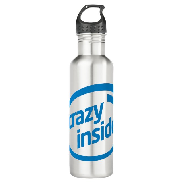 Botella De Agua Crazy inside (Anverso)