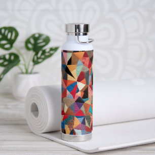 Botella De Agua Crazy Quilt Design