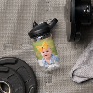 Botella De Agua Crea tu propia foto de niños bebé sin marco