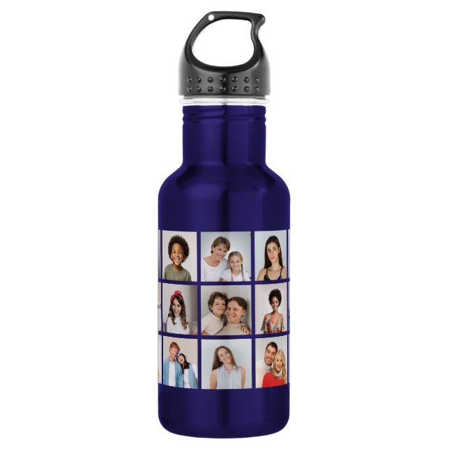 Botella De Agua Crea tu propio collage de 21 fotos (Anverso)