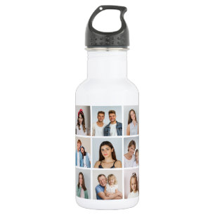 Botella De Agua Crea tu propio collage de 9 fotos