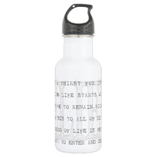 Botella De Agua Crea Yeshua. Cristiano