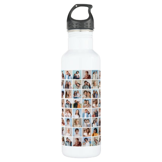 Botella De Agua Crear su propio Collage de fotos 80 (Anverso)