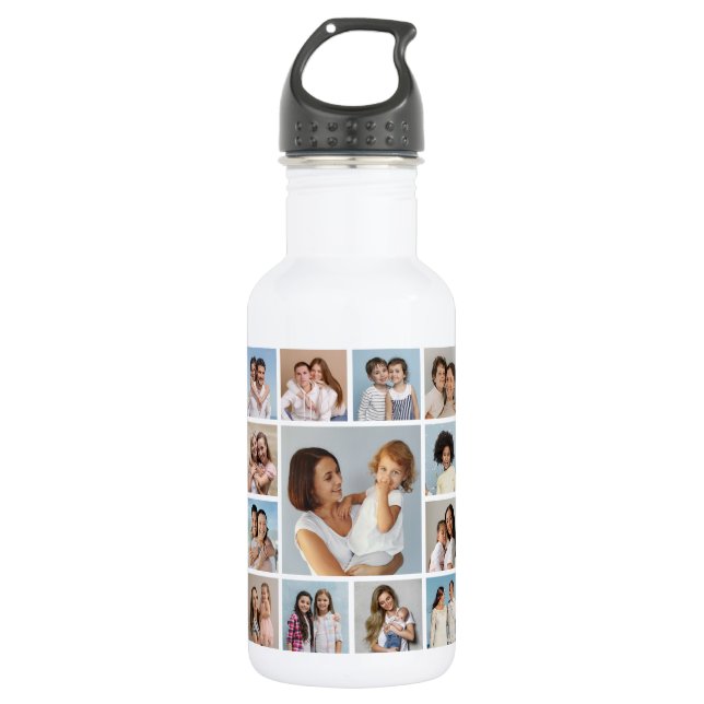 Botella De Agua Crear su propio Collage de fotos de 13 (Anverso)