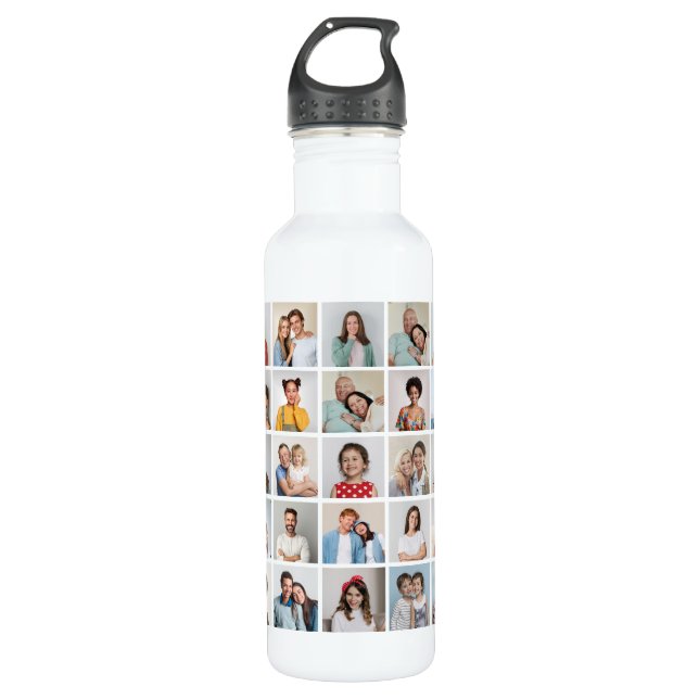 Botella De Agua Crear su propio Collage de fotos de 25 (Anverso)