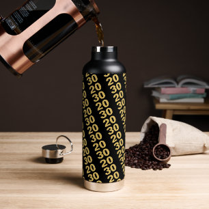 Botella De Agua Crear su propio diseño Fiesta de Año Nuevo Moderno