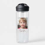 Botella De Agua Crear su propio nombre de Chica fotográfico person<br><div class="desc">Cree Su Propio Chica De Fotografía Cuta Nombre Botella De Agua. Elija el estilo,  el tamaño o el color en el menú de opciones.</div>