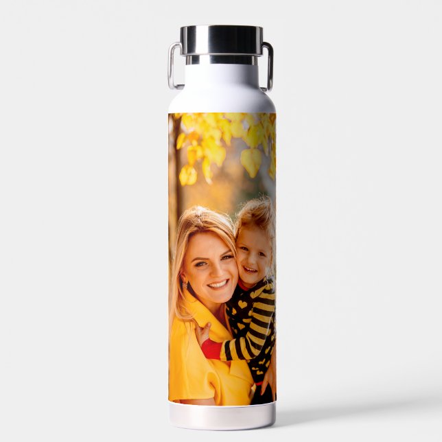 Botella De Agua Crear su propio Personalizado de fotos personaliza (Delantero)