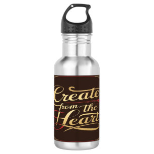 Botella de agua Create From The Heart
