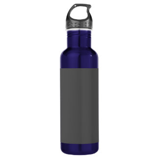 Botella De Agua Create Your Own dark gray Custom Design