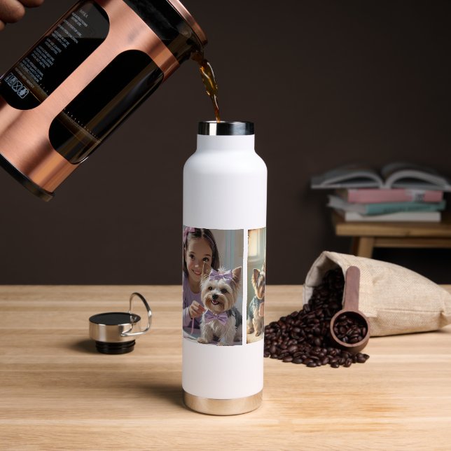 Botella De Agua Create Your Own Mug of Beautiful Memories (Café (girado))