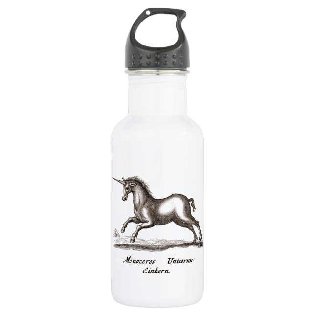 Botella De Agua Creatividad de Unicorn Classic Running Magic Woodl (Anverso)