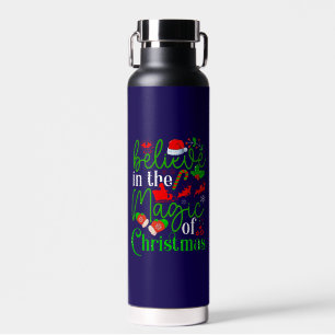 Botella De Agua Creer En La Magia De Los Navidades-82307