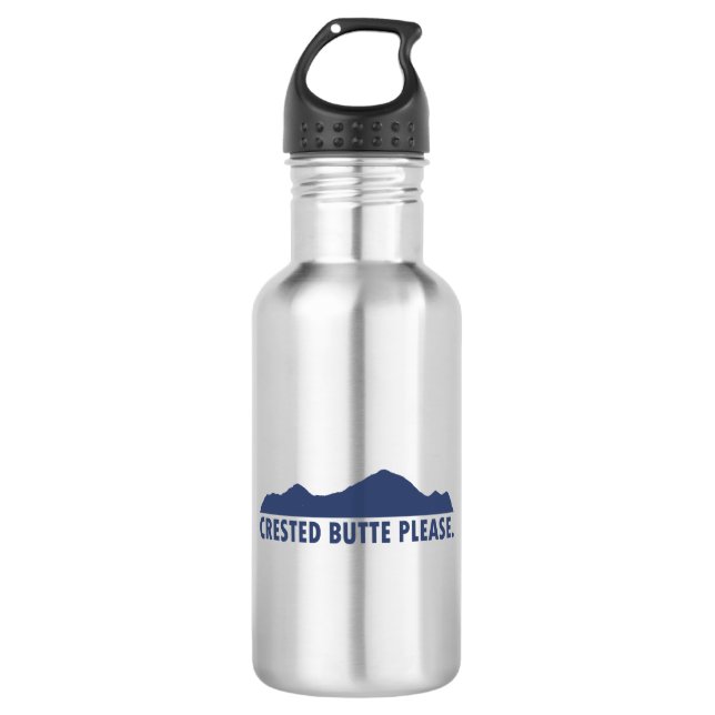Botella De Agua Crested Butte Please (Anverso)