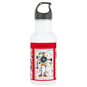 Botella De Agua Criaturas malvadas