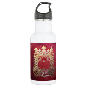 Botella De Agua Crimson de tinta plana