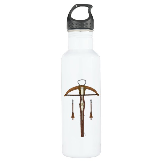 Botella De Agua Crossbow medieval con pernos (Anverso)