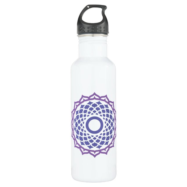 Botella De Agua Crown Chakra Energy (Anverso)