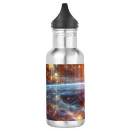 Botella De Agua Cuadrícula cuántica iluminada