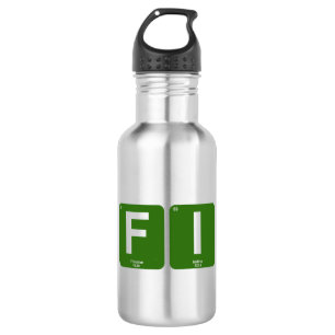 Botella De Agua Cuadro Periódico de Independencia Financiera